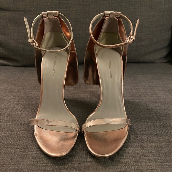 Authentic Alexander Wang Fabiana Strappy Sandal Heels Size 37 - Picture 3 of 11